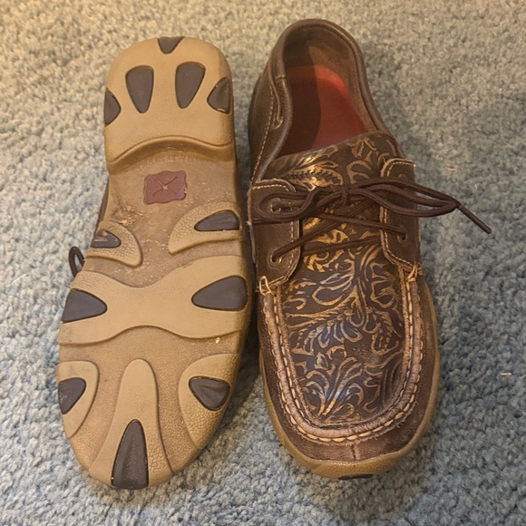 Twisted X Brown and Tan Loafers - Picture 4 of 4